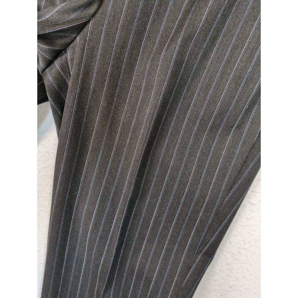 NWT Valerie Stevens black dress pants w/ blue & gray stripes, stretch. Size 6 - Picture 6 of 12